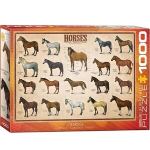 EuroGraphics Horses 1000 Piece Puzzle